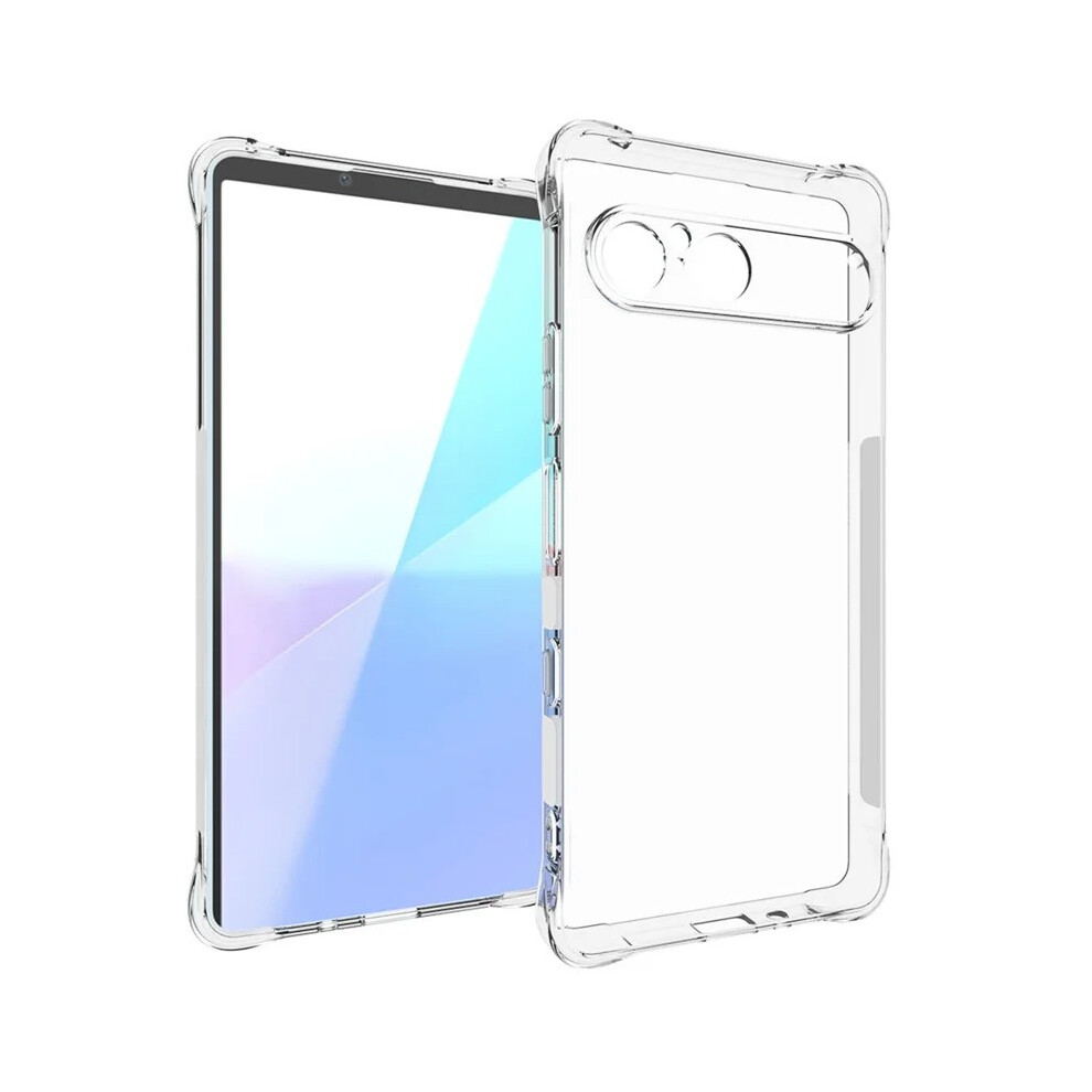 (Transparent) Wanlonfeng For Sony Xperia 10 Vii Clear Tpu Case Tm Series 2.0Mm Phone Back Cover 6914297643496