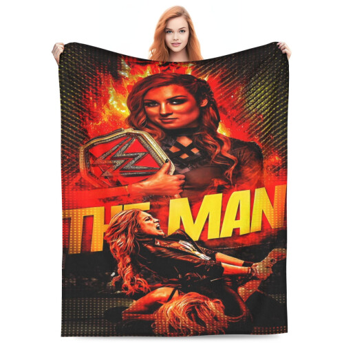 Κουβέρτα Becky Lynch εξαιρετικά απαλή φανελένια fleece 50x60