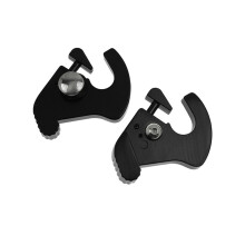 Schienale per Motocicletta, Sissy Bar Girevole Staccabile, Portapacchi, Chiusure, Clip per  Electra Road Street Glide
