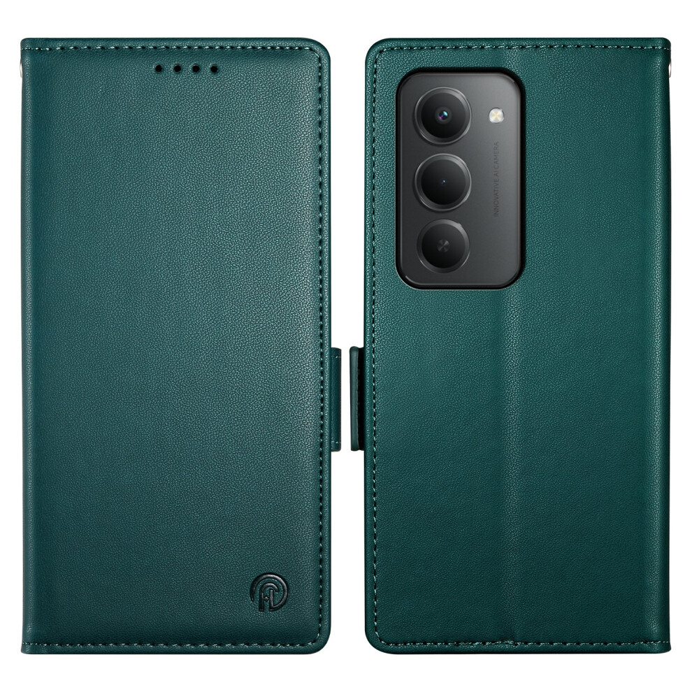 (Blackish ) For Xiaomi Redmi 15 5G (Global) (169Mm) Stand Case Pu Leather Wallet Phone Cover Green 6914292865602