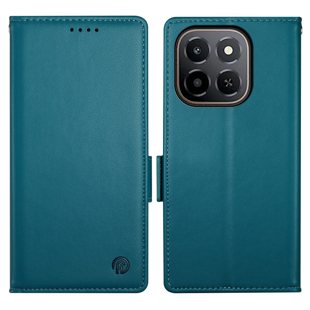 (Blue) For Honor X6c 4G / X5b / X5b Plus Stand Case Pu Leather Wallet Phone Cover Blue 6914294636828