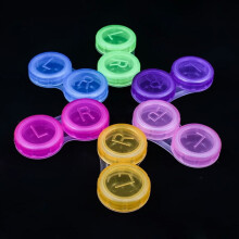 AUsagg contact lens case double compartment 1 pair