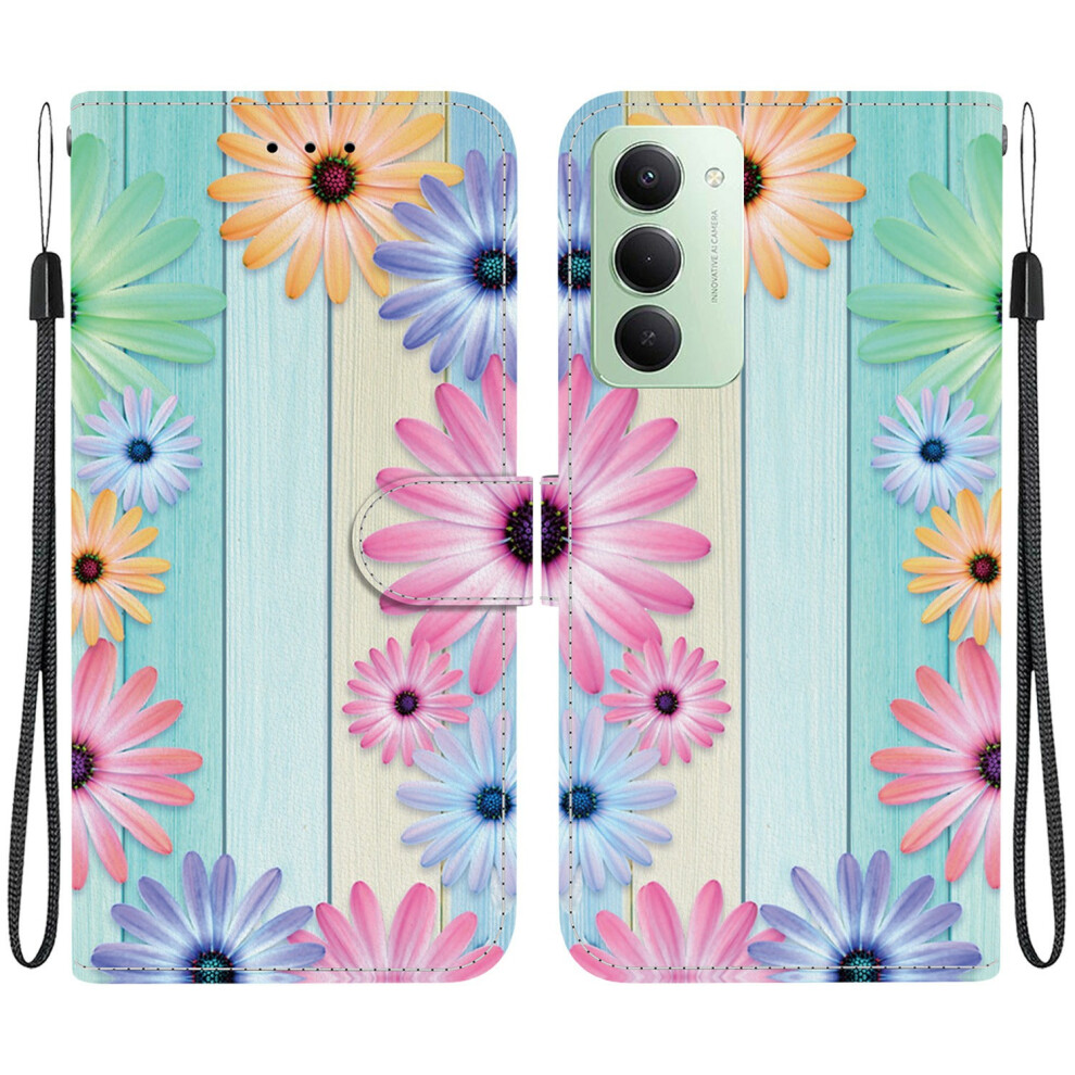 (Sunflower) For Xiaomi Redmi 15 5G (Global) (169Mm) Case Pattern Printing Leather Flip Wallet Phone Cover With Lanyard 6914298907863