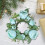 Artificial Rose Candle Ring Red Eucalyptus 1 Pack 6