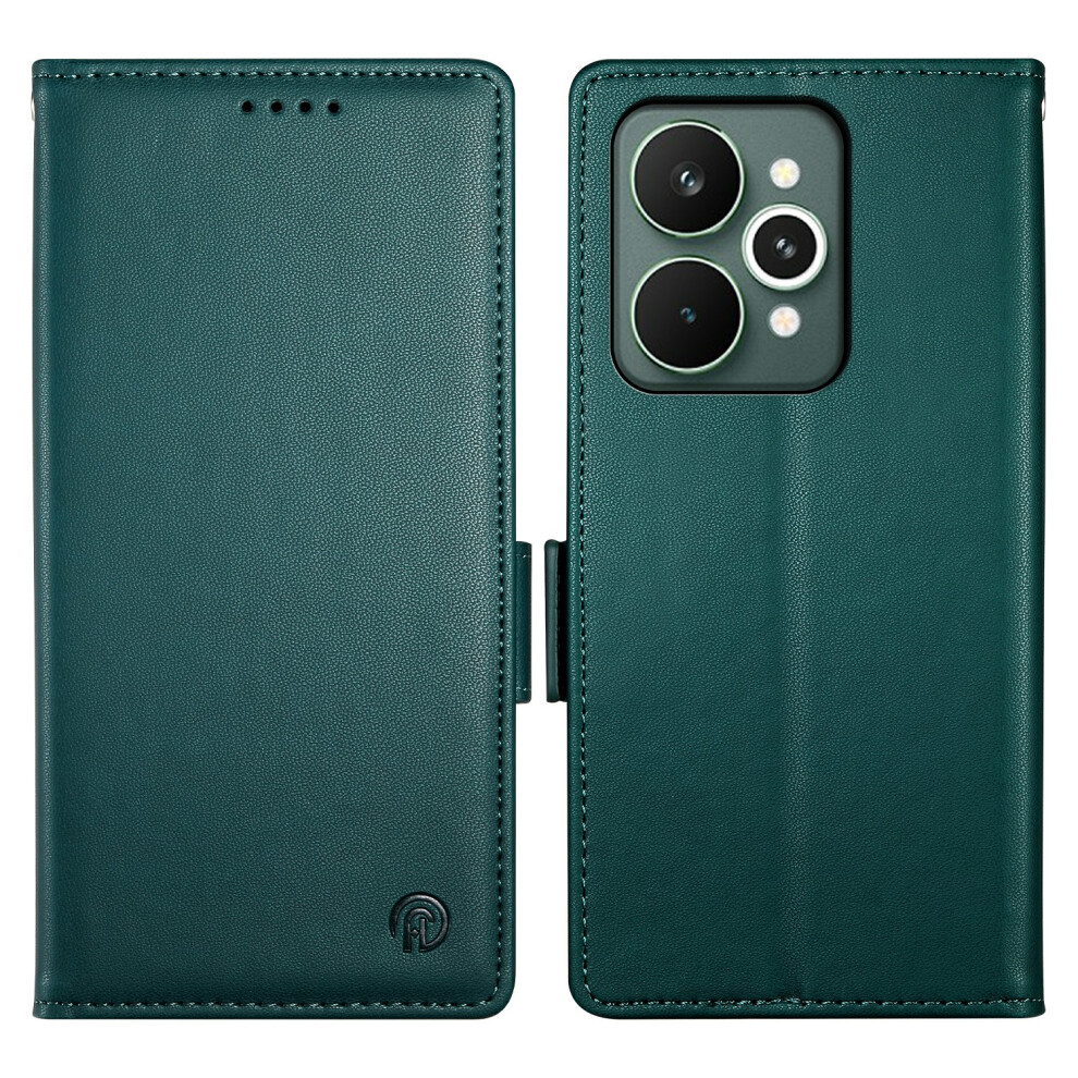 (Blackish ) For Realme 15 5G / 15 Pro 5G Stand Case Pu Leather Wallet Phone Cover Green 6914296730074