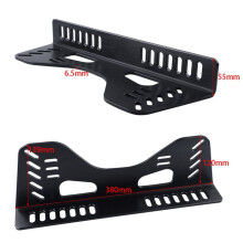 2 Supports de Fixation pour Sièges Baquets - Remplace les Supports en L Professionnels - Supports de Fixation Universels pour Sièges Auto