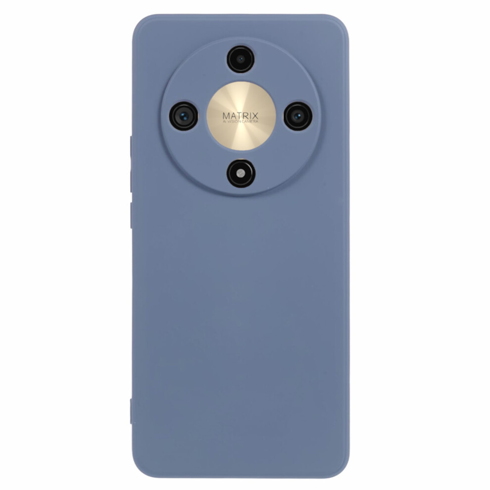 (Lavender Grey) Amorus Phone Case For Honor X9b 5G / Magic6 Lite 5G / X50 5G Precise Cutouts Tpu Fiber Lining Shockproof Cover Purple,Grey 6914297181066