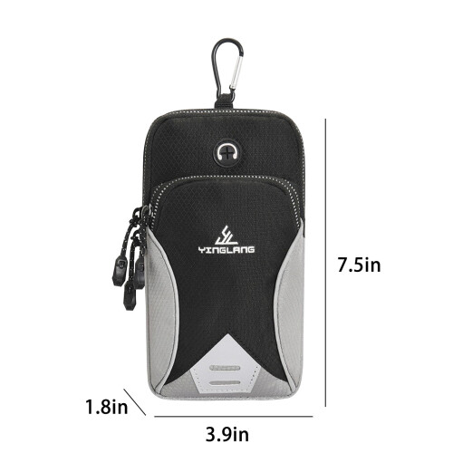 Universal Phone Armband Crossbody Bag with Adjustable Strap 2