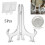 Folding Tray Bracket Rack Transparent 5 pcs 6