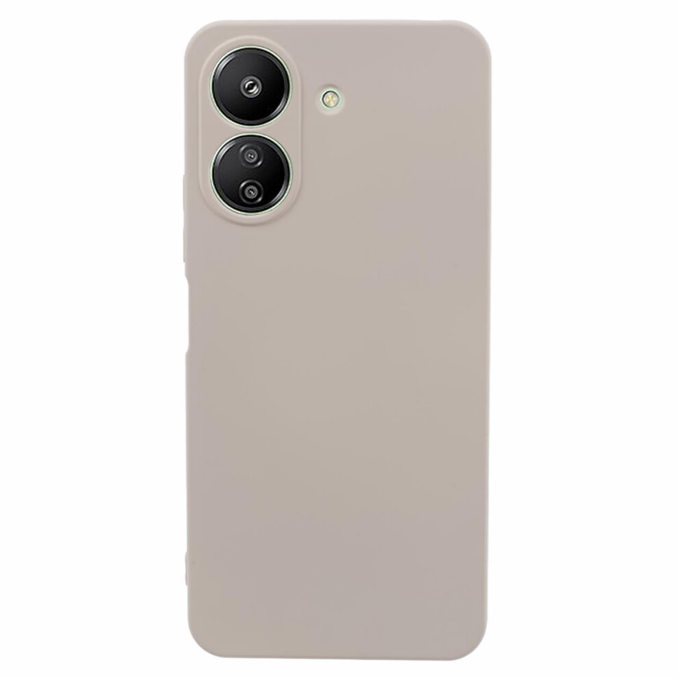(White) Amorus For Xiaomi Redmi 13C 4G / Poco C65 4G Case Precise Cutouts Tpu Fiber Lining Shockproof Phone Cover White 6914295366601