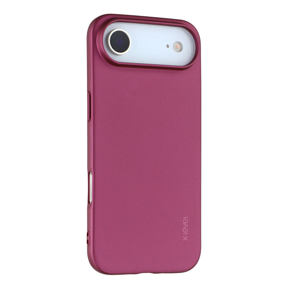 (Wine ) X-Level Guardian Series For Iphone Air Case Soft Tpu Frosted Protective Phone Cover Red 6914296250763