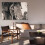 Black and White Elephant Head Canvas Poster 20x30cm 6
