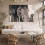 Black and White Elephant Head Canvas Poster 20x30cm 7
