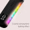 Auricolari Bluetooth Hwkond con archetto da collo e luci LED RGB 5