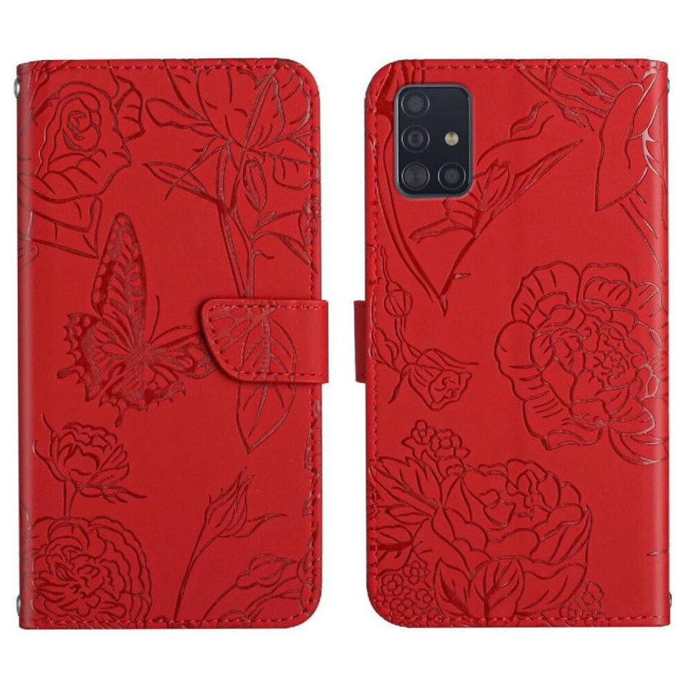 Samsung Galaxy A51 5G Case Pu Leather Flip Cover With Wrist 971050988078