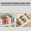 Boîtes de conservation des fruits hermétiques à 3 compartiments 6