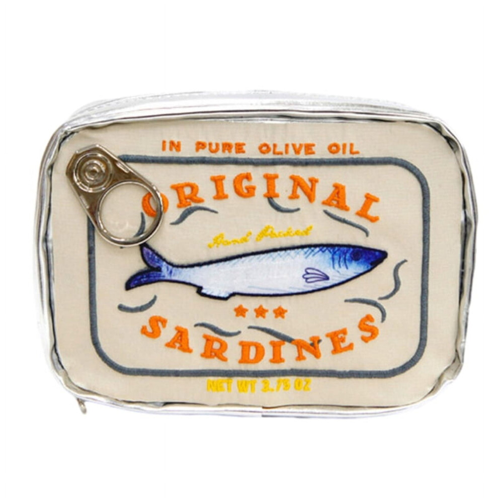Milue cosmetic bag sardine-shaped toiletry clutch for women