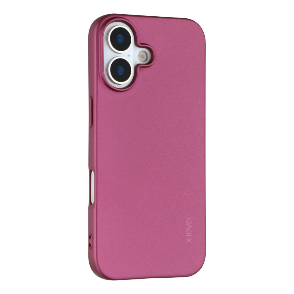 (Wine ) X-Level Guardian Series For Iphone 17 Case Soft Tpu Frosted Protective Phone Cover Red 6914294080164