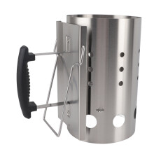 Charcoal Chimney Starter Stainless Steel Portable