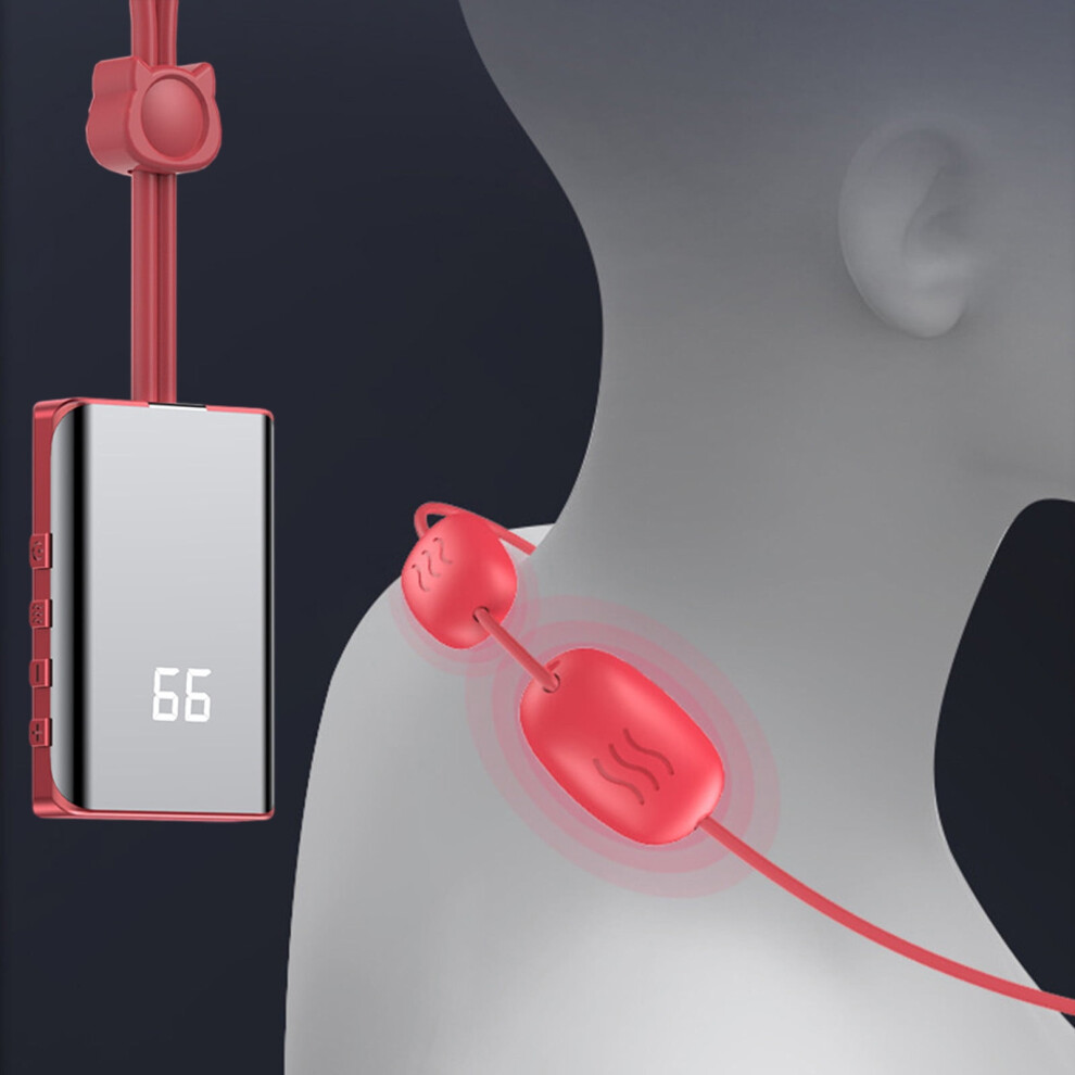 Electric Neck Massager with Heat and 6 Modes, Rechargeable
