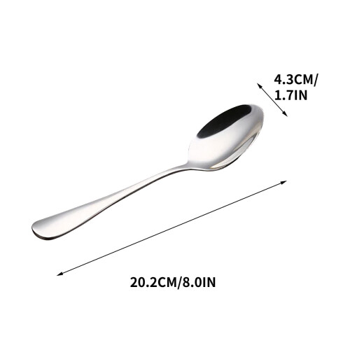 1010Handle Επιτραπέζια σκεύη από ανοξείδωτο ατσάλι Κουτάλι καφέ Πιρούνι φρούτων Είδη 1