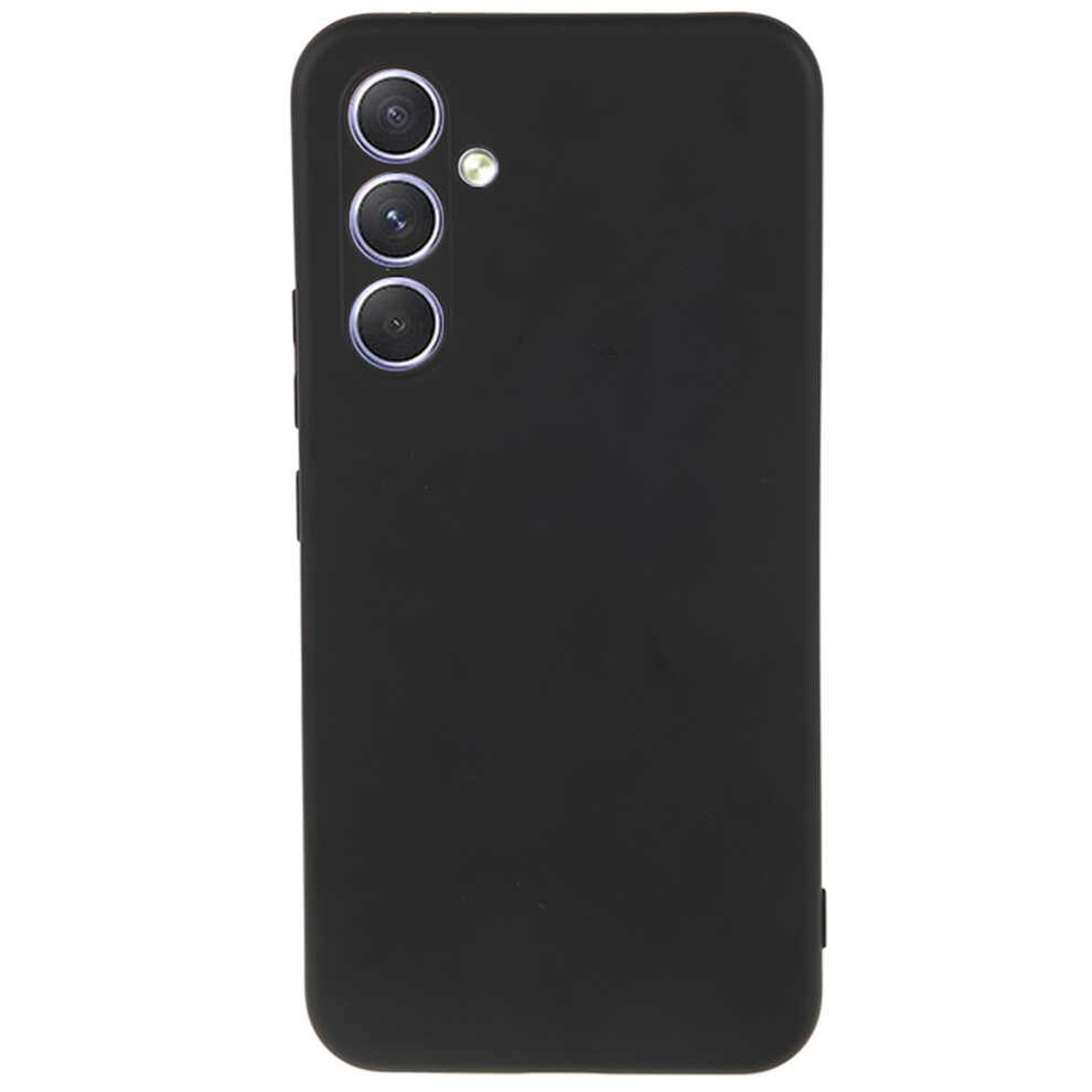 (Black) Amorus For Samsung Galaxy S23 Fe Case Precise Cutouts Tpu Fiber Lining Shockproof Phone Cover Black 6914292576621