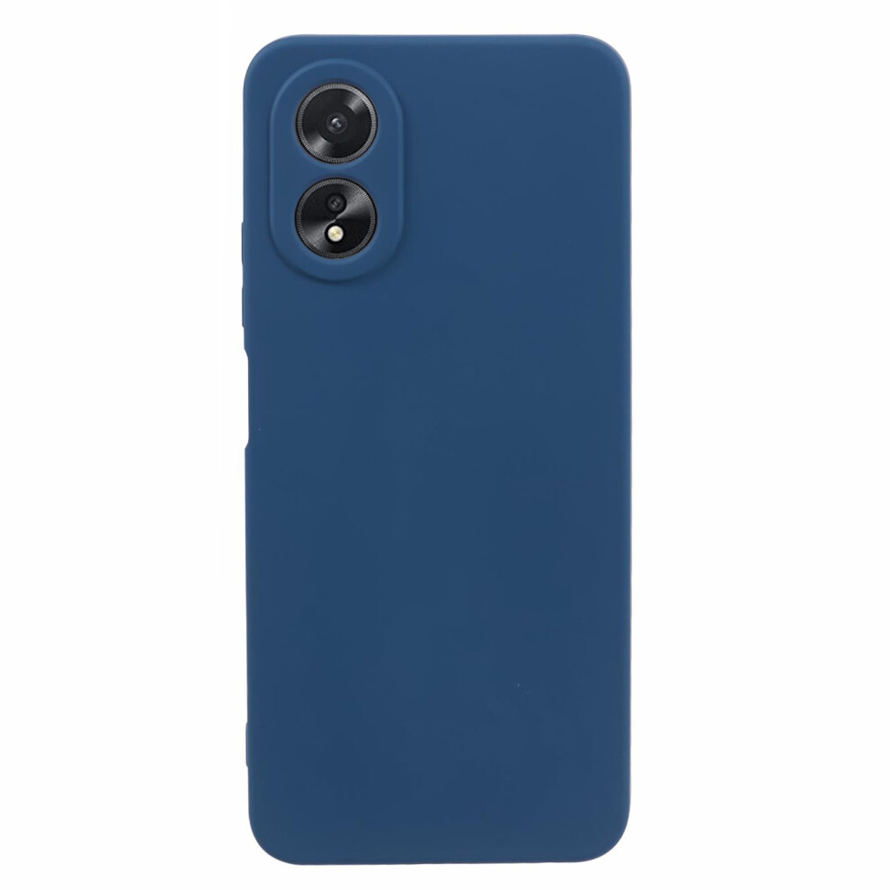 (Sapphire) Amorus For Oppo A58 4G Case Precise Cutouts Tpu Fiber Lining Shockproof Phone Cover Blue 6914297820026