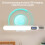 Txmfgh Dimmable LED Wall Reading Light with Rechargeable 4