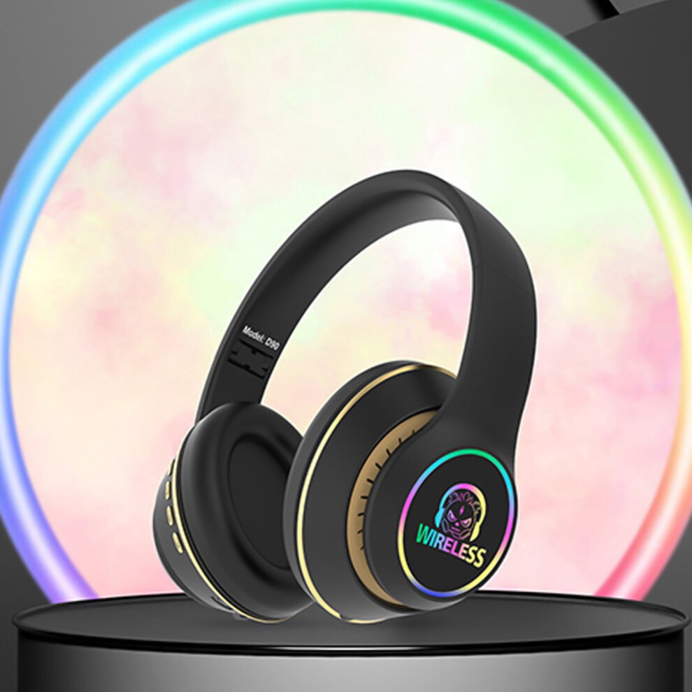 Txmfgh Bluetooth Over-Ear Headphones Black 908436403566