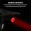 VALSEEL Outdoor Bicycle Tail Light with Motion Sensor and 5
