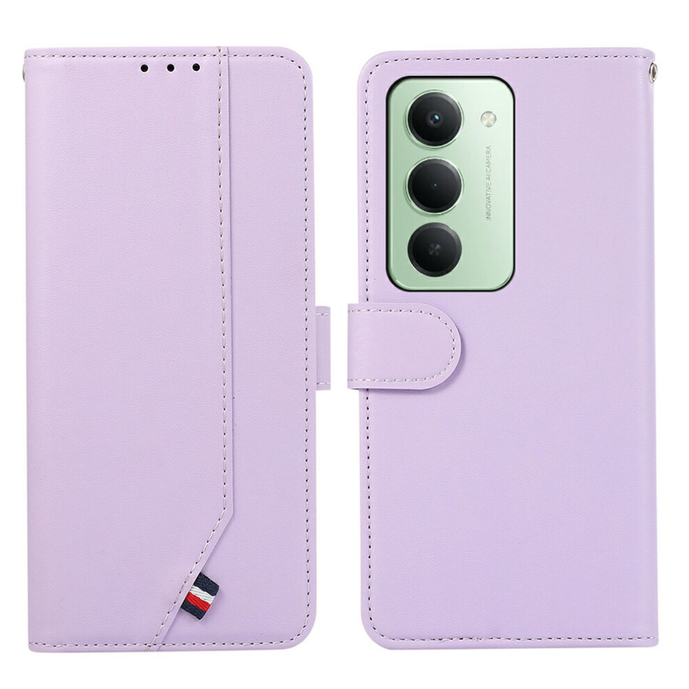 (Purple) For Xiaomi Redmi 15 4G (Eu) (171Mm) Case Rfid Blocking Flip Leather Phone Cover Purple 6914291356040