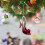 Christmas Tree Ornament Black Irregular Ball 6 pcs 1