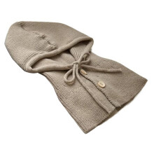 Cappello Invernale con Cappuccio e Sciarpa, Passamontagna Lavorato A Maglia, per Donna e Ragazza, Caldo, Traspirante e Regolabile, Color Kaki