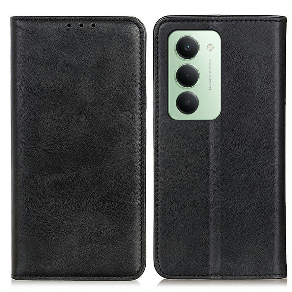 (Black) For Xiaomi Redmi 15 4G (Eu) (171Mm) Case Split Leather Flip Wallet Phone Cover Black 6914299197232