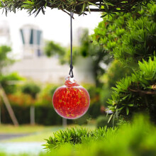 Boules de Noël en verre soufflé à la main, idéales pour décorer sapin, jardin, terrasse, patio, ou comme décorations décoratives. Cadeaux de