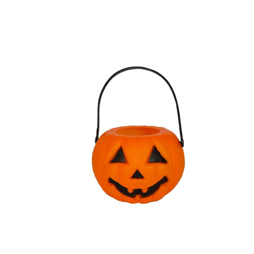 Κουβάς κολοκύθας για το Halloween Quinlirra Clearance, συμβατός με κέρασμα ή κέρασμα, πορτοκαλί 1
