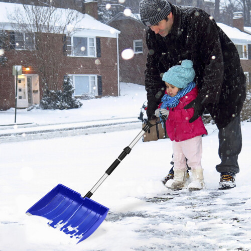 Winter telescopic snow shovel multifunctional portable 1 2