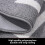 Front Door Mat Indoor Outdoor Black Gray 1 Pack 3
