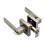Bedroom Door Lock Solid Wood Silent Handle 1pc 2