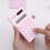 Mini 8-digit calculator for students blue pink 2