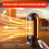 Ceramic Space Heater Remote Control 1500W 8