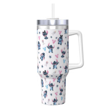 Stainless Steel 40oz Personalized Tumbler with Handle and