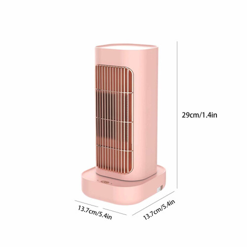 Space Heater Ceramic Fan Heater for Home Pink 2