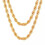 Colar RSAMD em ouro 18K com corrente redonda de 50cm 3