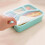 Bento Lunch Box 4-Compartment Reusable Stackable Container 6