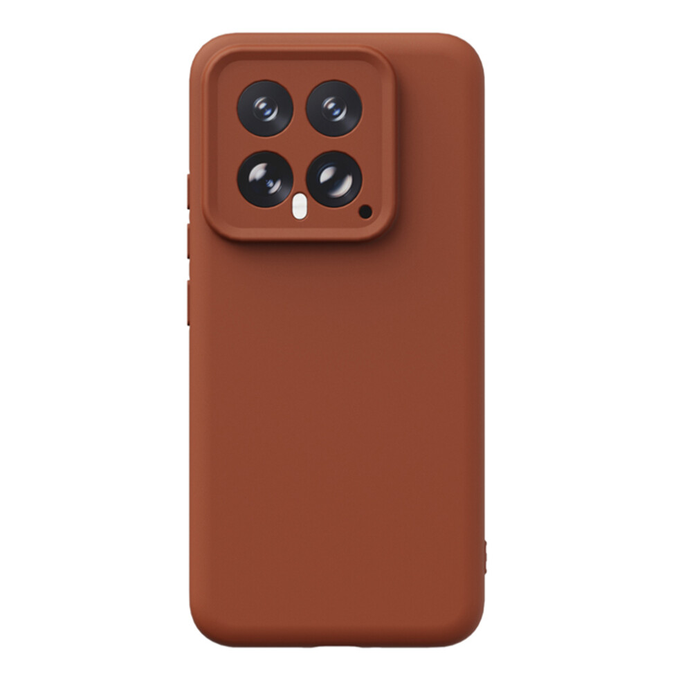(Tan) Ycaden For Xiaomi 14 Case Precise Cutouts Tpu Phone Back Cover 6914295863544