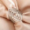 Rustfritt stål vintage geometrisk ring hul design størrelse 7 3