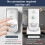 Wireless Voice Intercom Doorbell 1000m Range Rechargeable 6