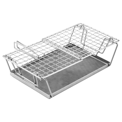 Campfire Grill and Toaster Stainless Steel Foldable 1
