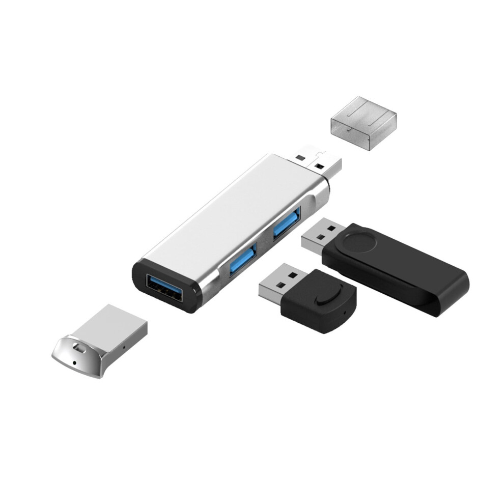 Usb 3.0 Aluminum Hub 3-Port For Desktop And Laptop 908436420136